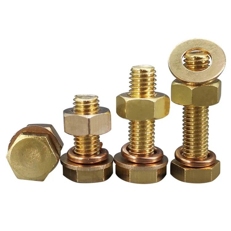 nuts & bolts with double washer (gi) nuts & bolts with double washer (gi)