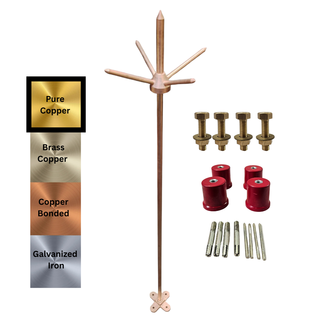 ⚡ ESE Lightning Arrester vs Conventional Franklin Rod